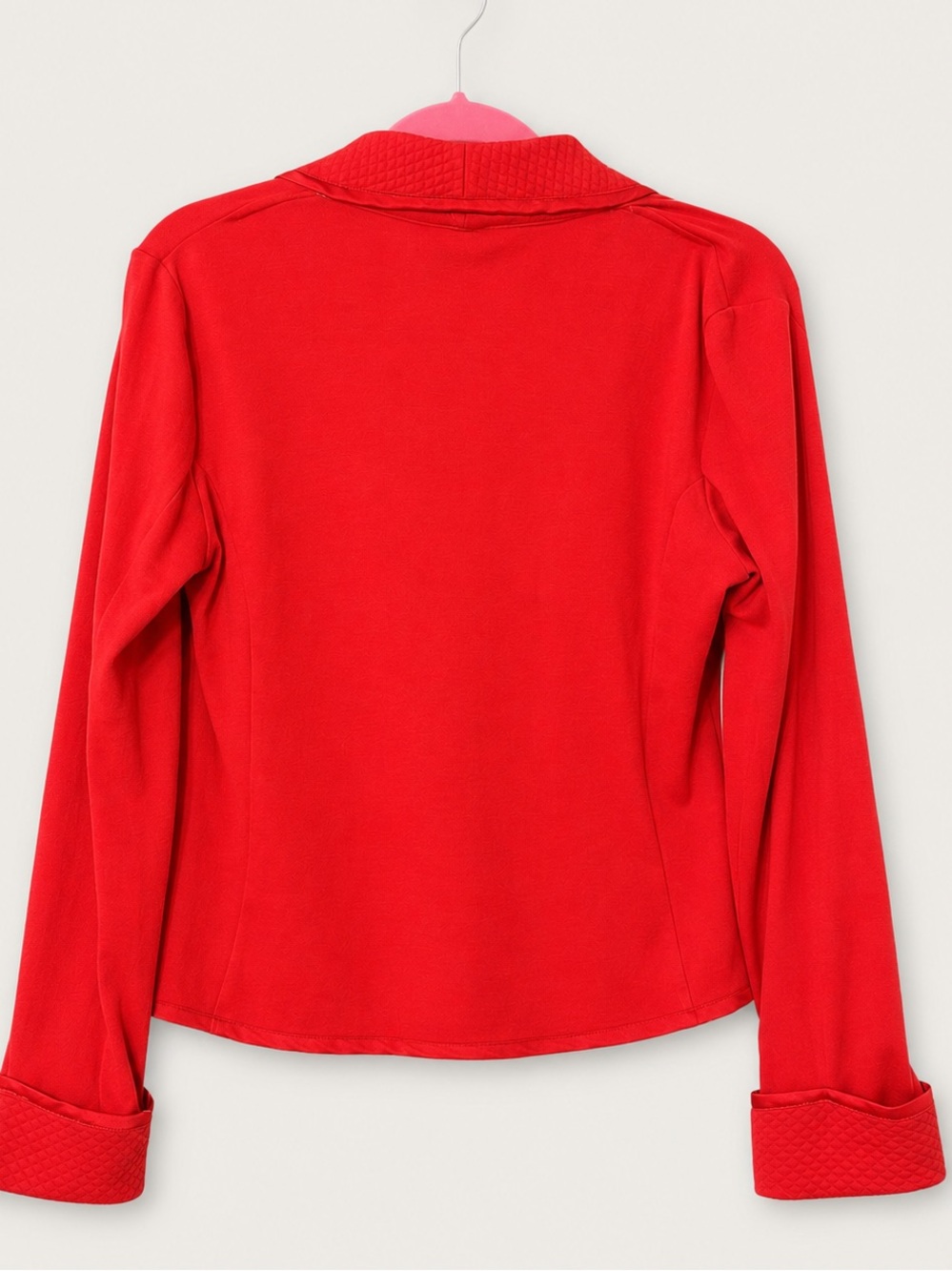 Lauren Ralph Lauren Bright Red Tie-Front sweater - Picture 4 of 8